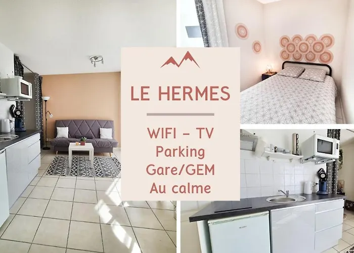 Le Hermès - parking privé - proche Gare - Grenoble