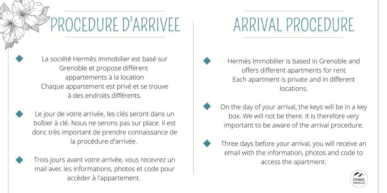 Appartement Le Hermès - Parking Privé - Proche Gare - Grenoble